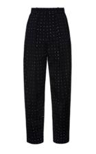 Moda Operandi Magda Butrym Shaldon Crystal-embellished Pleated Pants Size: 34