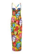 Versace Embellished Column Dress