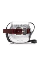 Proenza Schouler Buckle Mini Metallic Leather Shoulder Bag