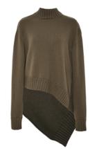 Monse Cape-back Two-tone Sweater