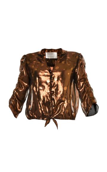 Lilly Sarti Pois Maxi Blouse