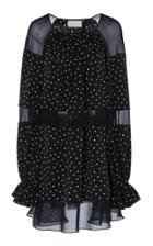 Noon By Noor Chenley Polka-dot Georgette Shift Dress