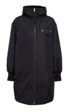 Prada Hooded Quilted Shell Down Jacket