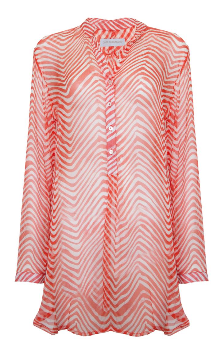 Cloe Cassandro Andrea Coral Top