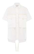 Lee Mathews Dwight Short Sleeve Cotton Poplin Shirt