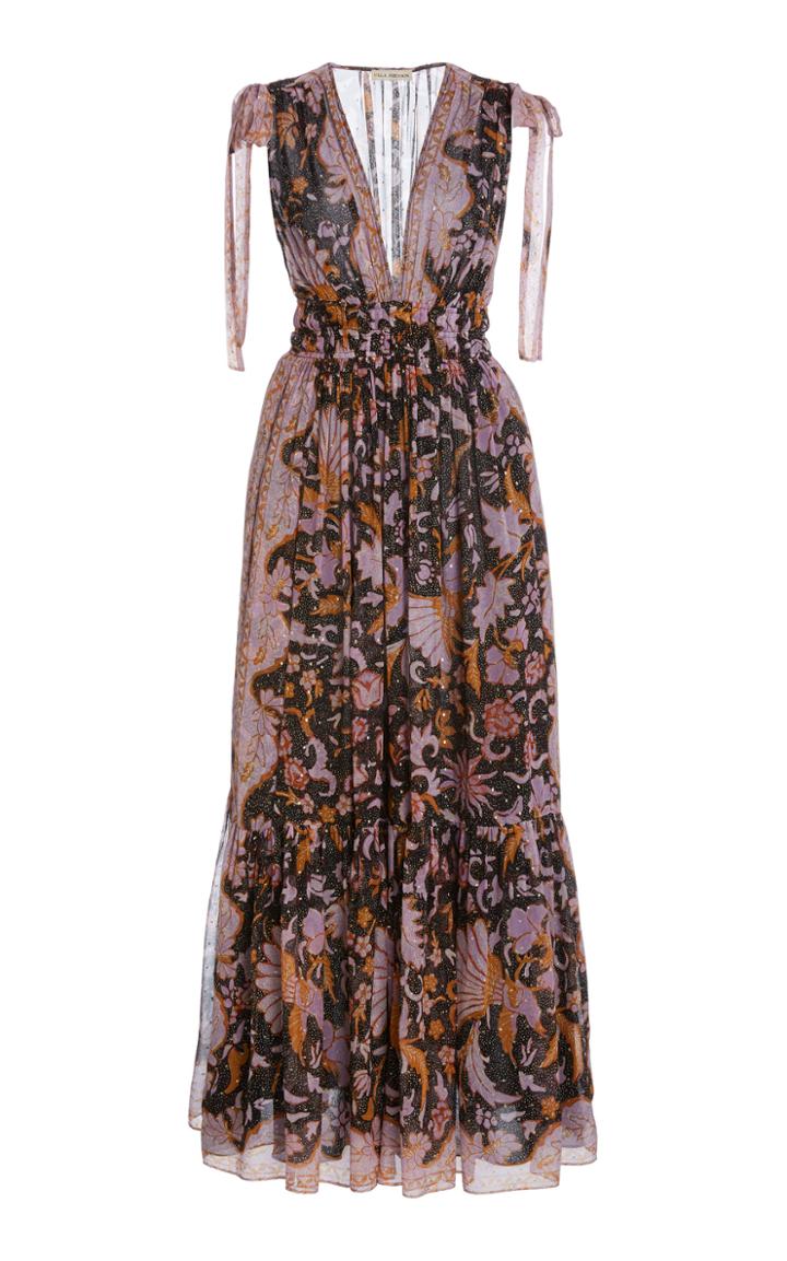 Ulla Johnson Annalise Silk Floral Dress