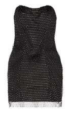 Moda Operandi Michael Lo Sordo Crystal-embellished Mesh Mini Dress Size: 6