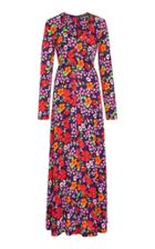 Alexachung Floral-print Crepe Maxi Dress