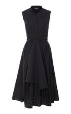 Zac Posen Cotton Eyelet Bow Dress
