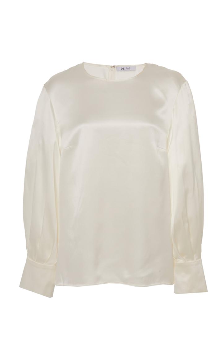 Deitas India Long Sleeve Silk Blouse