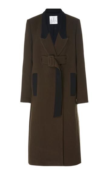 Tre By Natalie Ratabesi Nyx Belted Wool Coat
