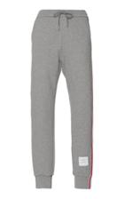 Thom Browne Stripe-detailed Cotton Sweatpants