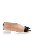 Lanvin Contrast Bow Slide