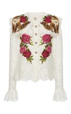 Dolce & Gabbana Long Sleeve Lace Blouse