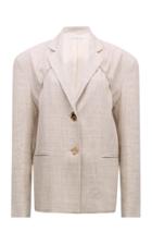 Moda Operandi Rejina Pyo Ashley Oversized Drawstring-detailed Cotton-blend Blazer