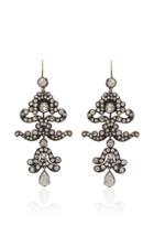 Nina Runsdorf One-of-a-kind Antique Diamond Earrings