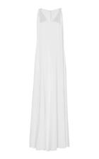Rosetta Getty Stretch Silk Satin Twist Jumpsuit