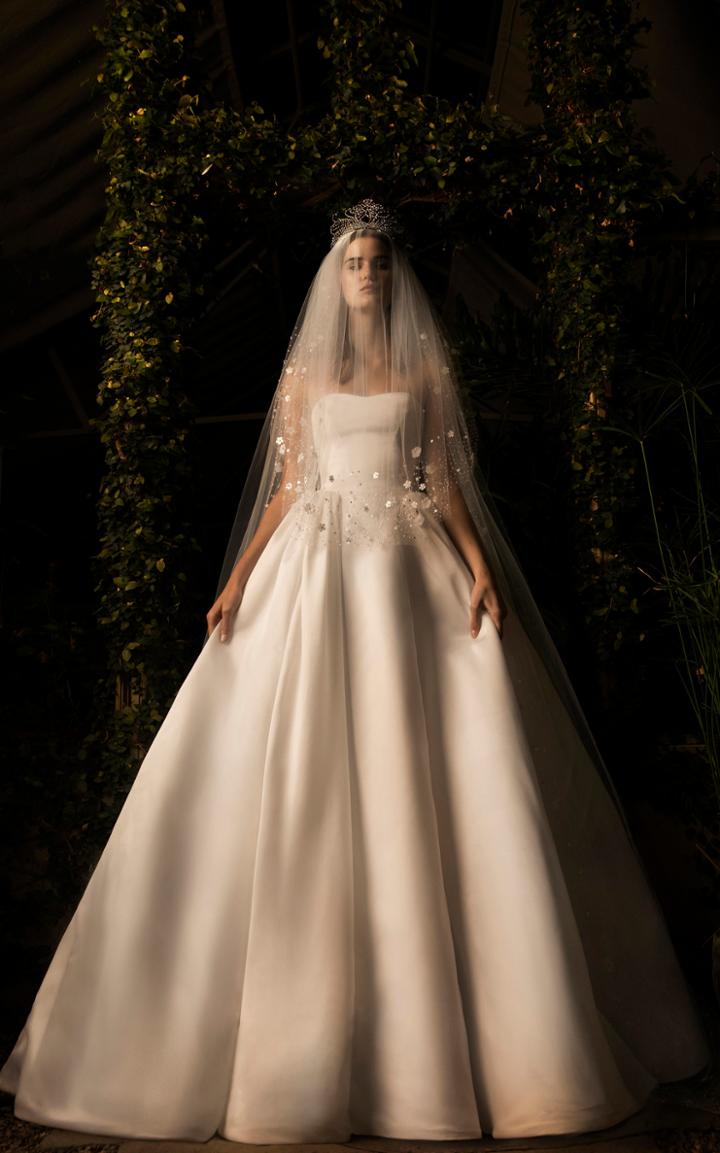 Isabelle Armstrong Alexandra Satin Organza Strapless Ball Gown