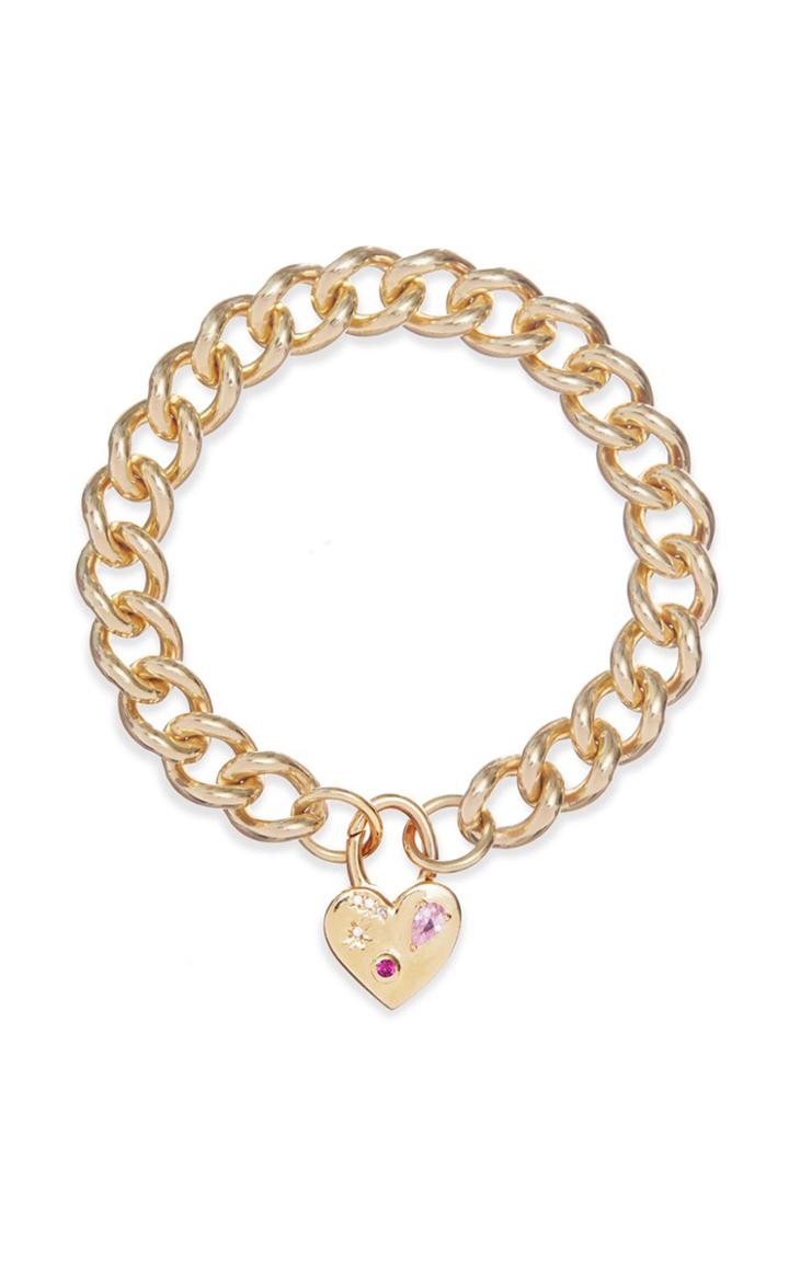 Moda Operandi Scosha Gold-vermeil Night Market Heart Bracelet