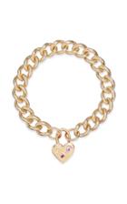 Moda Operandi Scosha Gold-vermeil Night Market Heart Bracelet