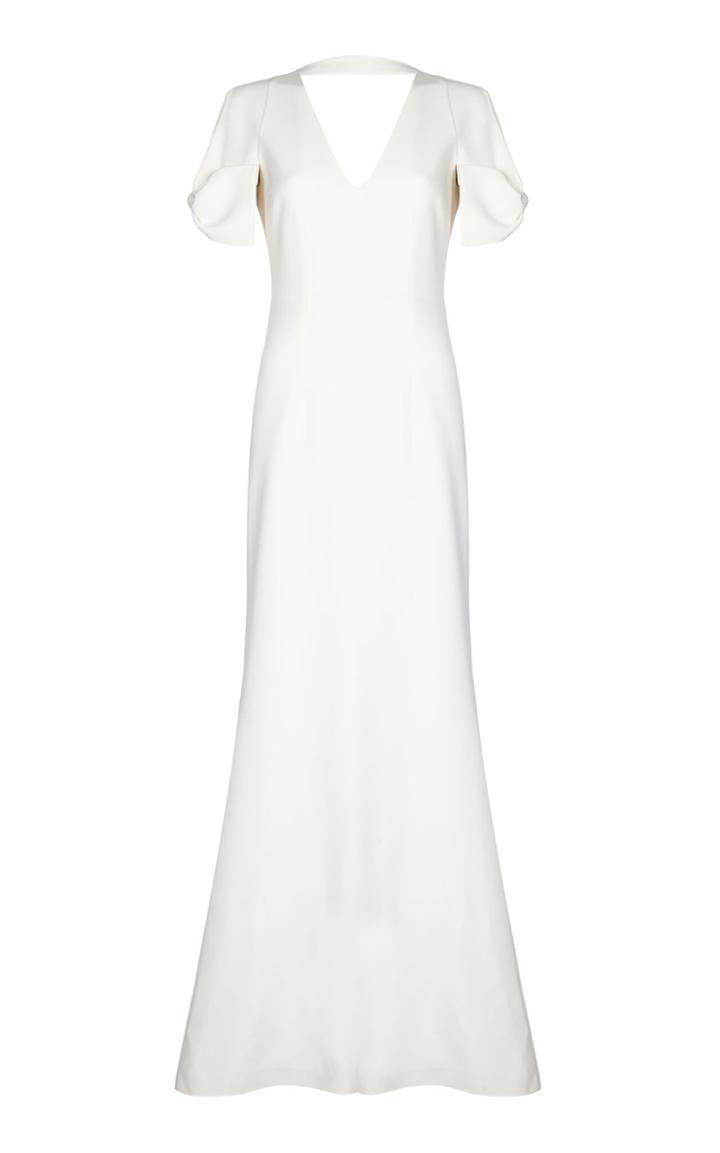 Safiyaa Dacia Knot Sleeve Gown