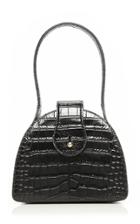Moda Operandi L'afshar Paloma Croc-effect Leather Top Handle Bag