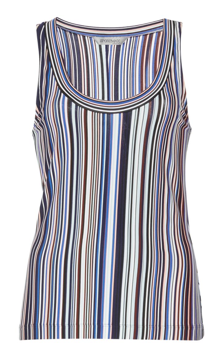Sportmax Glamis Stiped Tank Top
