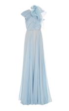 Bibhu Mohapatra Pleated Satin Gown