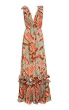 Johanna Ortiz M'o Exclusive Archduchess Silk Double Georgette Dress