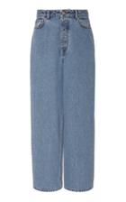 Ganni Washed Denim Oversized Jean