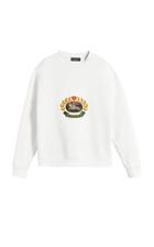 Burberry Embroidered Cotton-blend Sweater