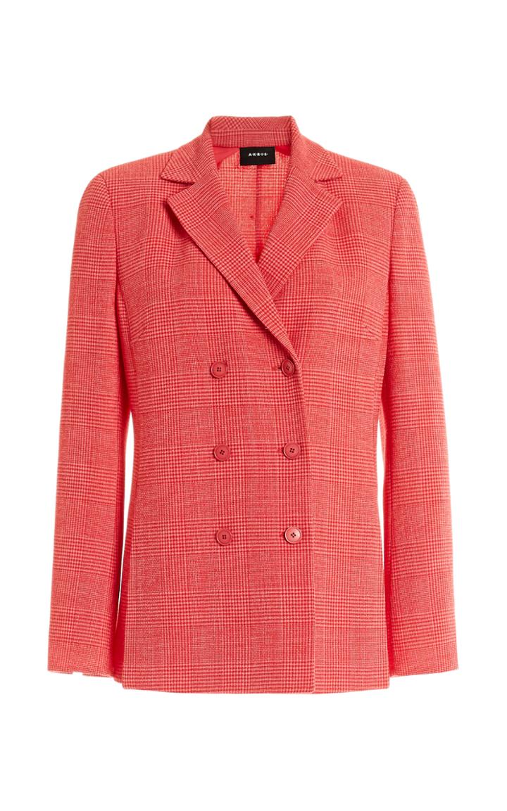 Moda Operandi Akris Lena Double-breasted Wool-blend Blazer