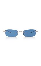 Oliver Peoples Daveigh Square-frame Metal Sunglasses