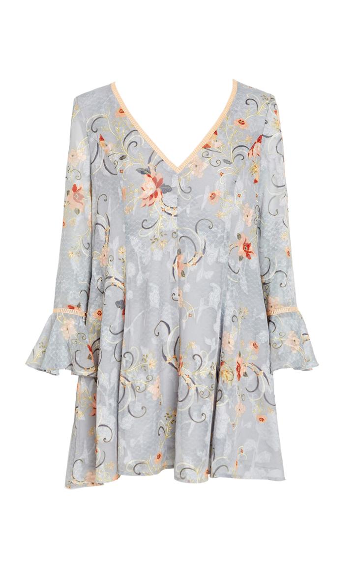 We Are Kindred Esme Frill Sleeve Dress