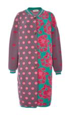 Tak.ori Fuchsia Printed Bomber Coat
