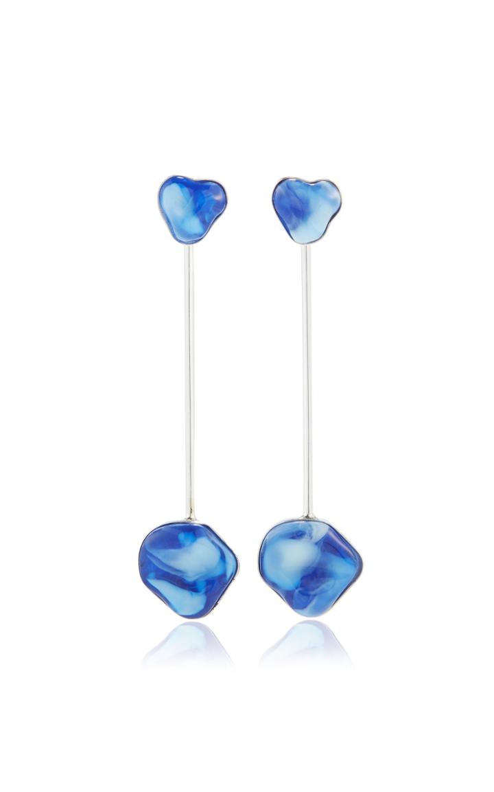 Marina Moscone Drop Silver-plated Earrings