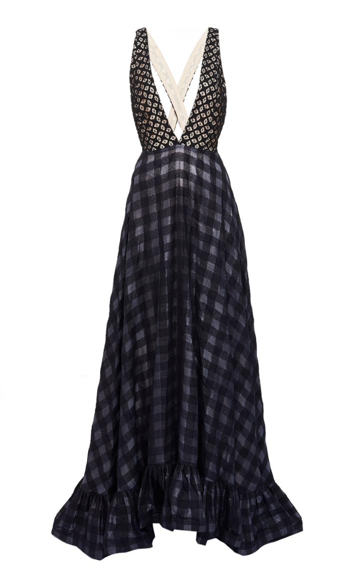 Leal Daccarett Ilaria Patterned Silk-chiffon Dress