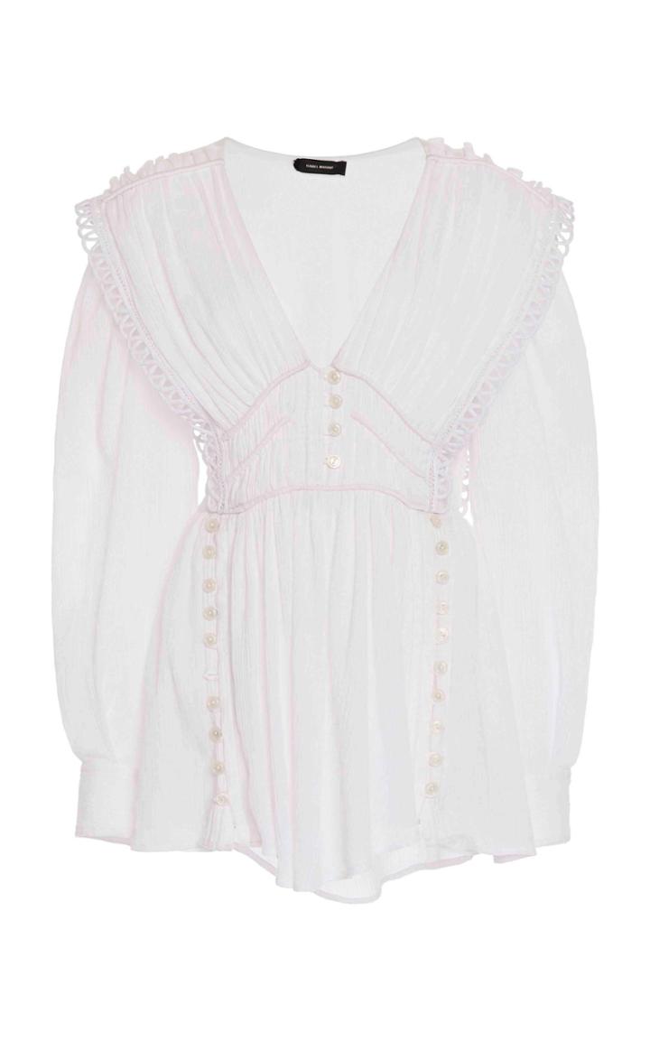 Isabel Marant Yaxo Button-detailed Cotton Dress