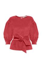 Anna Mason Rose Peplum Blouse