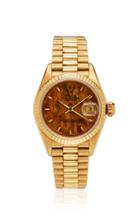 Moda Operandi Vintage Rolex 18k Yellow Gold 1985 Rolex Datejust 26 Mm President With
