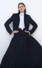 Alexandre Vauthier Tie Neck Cotton Shirt