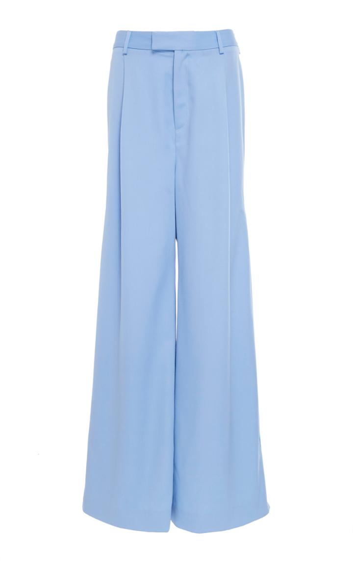 Pyer Moss Wide-leg Silk Trousers