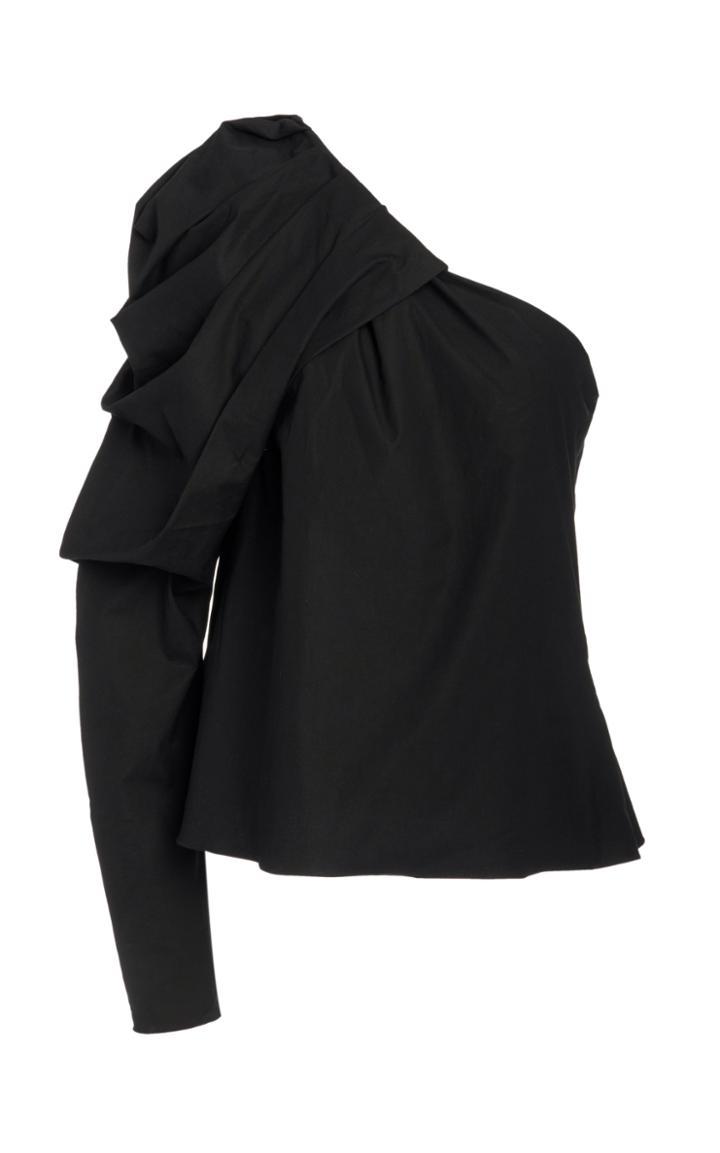 Moda Operandi Johanna Ortiz Forgotten Promises Removable Sleeve Cotton-blend Top