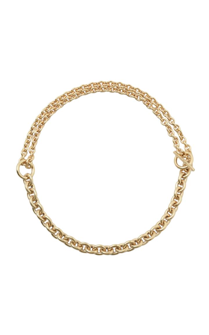 All Blues Double 18k Gold Vermeil Chain Necklace