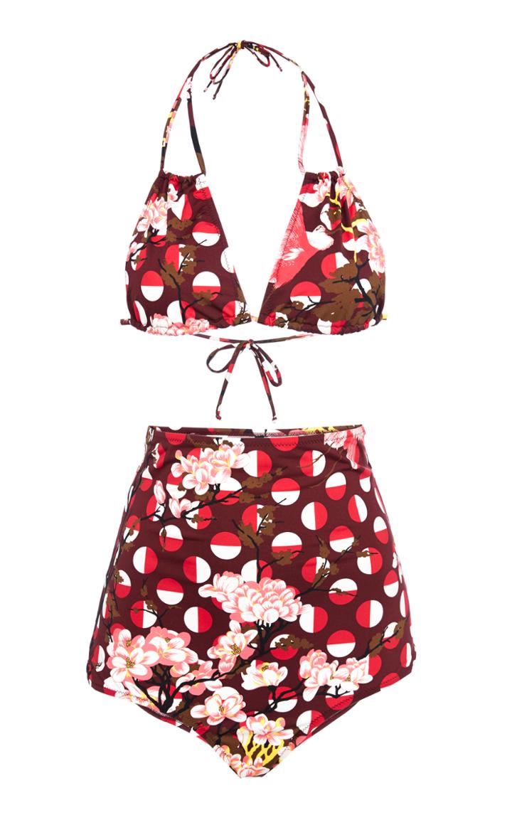 Laura Urbinati Floral Print Bikini Set