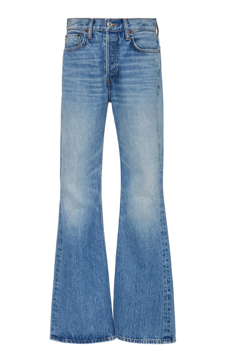Re/done Rigid High-rise Flared Jeans