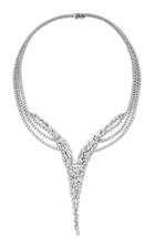 Yeprem 18k White Gold And Diamond Collar Necklace