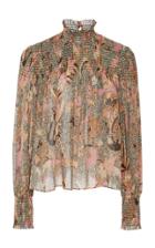 Ulla Johnson Dune Metallic Long Sleeve Top
