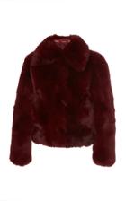 Sies Marjan Felice Collared Faux Fur Jacket