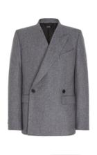 Givenchy Asymmetric Wool Double-breasted Jacket